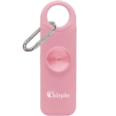 Pink Chirpie Infinity Fusion personal safety alarm
