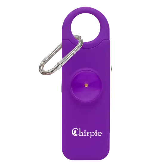 Purple Chirpie Infinity Fusion personal safety alarm